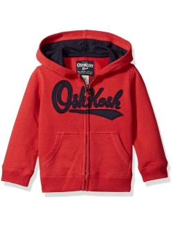 Boys' Full Zip Logo Hoodie