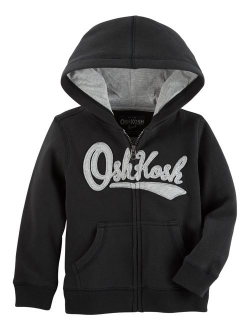 Boys' Full Zip Logo Hoodie