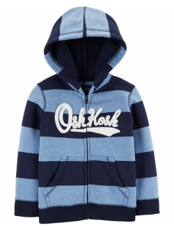 Boys' Full Zip Logo Hoodie