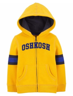 Boys' Full Zip Logo Hoodie