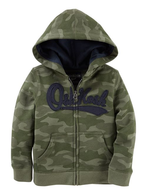 OshKosh B'Gosh Boys' Full Zip Logo Hoodie