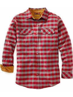 Venado Flannel Shirt for Men - Mens Flannel Plaid Shirt with Full Reach Gusset