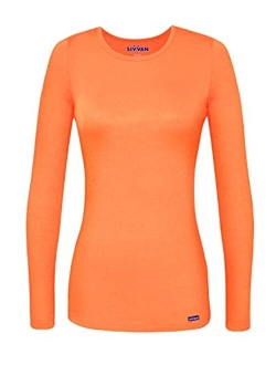 Sivvan Women's Comfort Long Sleeve T-Shirt/Underscrub Tee