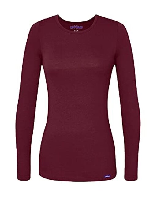 Sivvan Women's Comfort Long Sleeve T-Shirt/Underscrub Tee