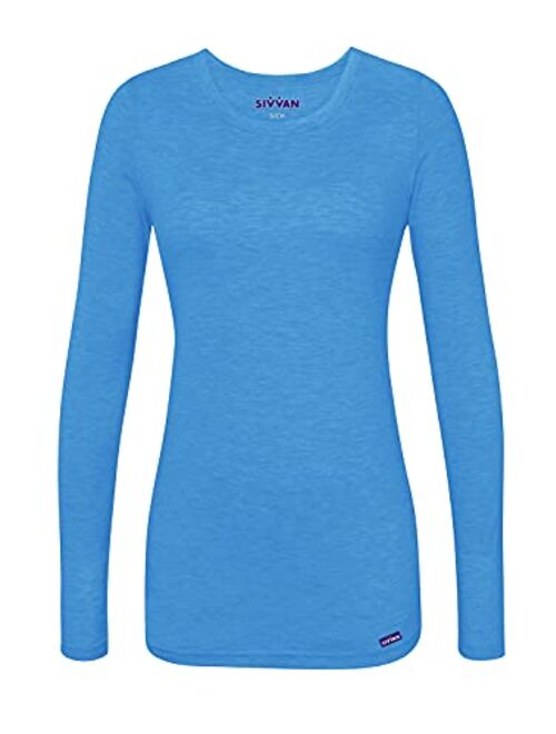 Sivvan Women's Comfort Long Sleeve T-Shirt/Underscrub Tee