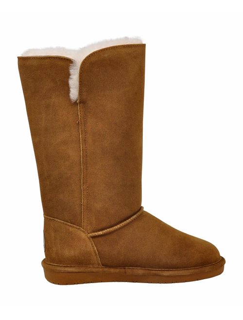 BEARPAW Women's Lori Multiple Colors | Women's Boot Classic Suede | Women's Slip On Comfortable Winter Boot