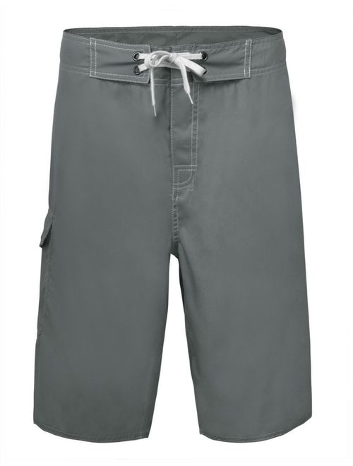 Nonwe Men's Solid Lightweight Beach Shorts Half Pants with Lining