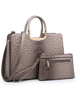 Women's Fashion Handbag Ladies Tote Shoulder Bags Satchel Purse Top Handle Work Bag with Matching Wallet