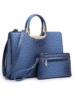 Women's Fashion Handbag Ladies Tote Shoulder Bags Satchel Purse Top Handle Work Bag with Matching Wallet