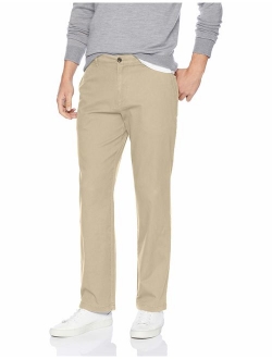 Men's Relaxed-Fit Casual Stretch Khaki