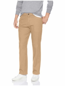 Men's Relaxed-Fit Casual Stretch Khaki