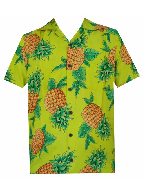 Hawaiian Aloha Beach Party Holiday Camp Casual Short Sleeve Shirts