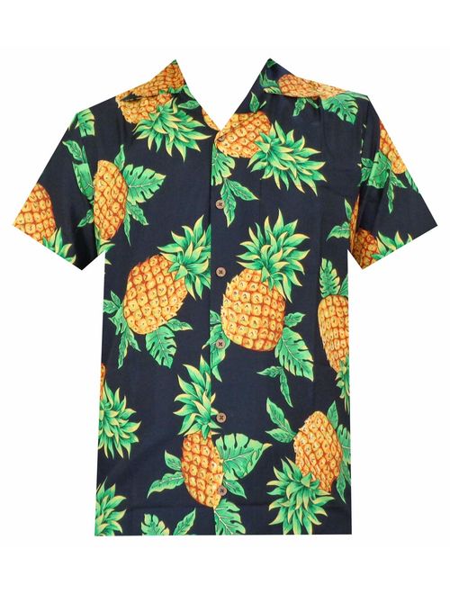 Hawaiian Aloha Beach Party Holiday Camp Casual Short Sleeve Shirts