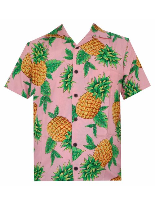 Hawaiian Aloha Beach Party Holiday Camp Casual Short Sleeve Shirts