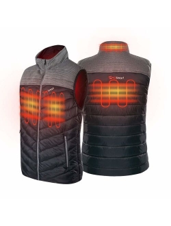 PROSmart Heated Vest Polar Fleece Lightweight Heated Waistcoat for Men and Women (Unisex)