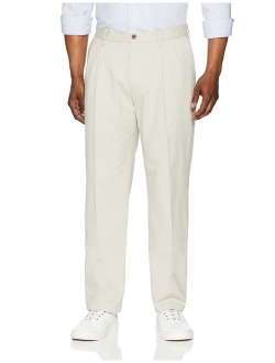 Men's Classic-Fit Wrinkle-Resistant Pleated Chino Pant