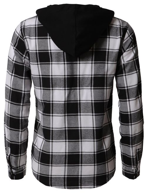 H2H Mens Casual Hoodie Jackets Long & Short Sleeve with Pockets of Various Styles