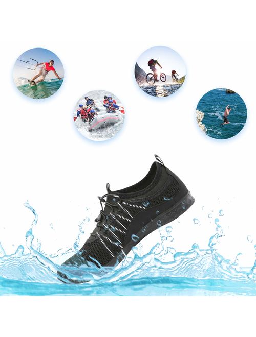 Belilent Water Shoes-Quick Drying Mens Womens Water Sports Shoes Lightweight for Water Sports Outdoor Beach Pool Exercise