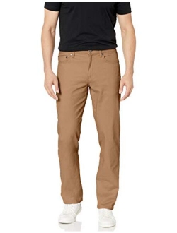 Men's Straight-Fit 5-Pocket Stretch Twill Pant