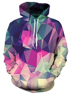 Hgvoetty Unisex 3D Graphic Print Hoodies Graphic Space Pullover Hooded Sweatshirts for Men Women