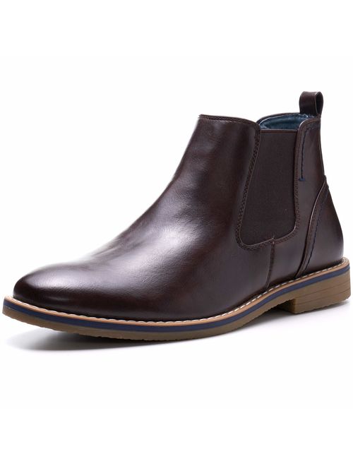 alpine swiss Mens Owen Chelsea Boots Pull Up Ankle Boots