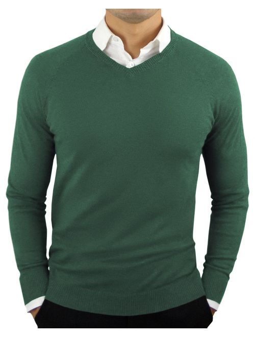 CC Perfect Slim Fit V Neck Lightweight Breathable Pullover Sweater