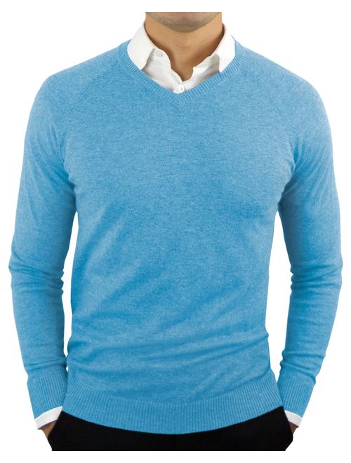 CC Perfect Slim Fit V Neck Lightweight Breathable Pullover Sweater