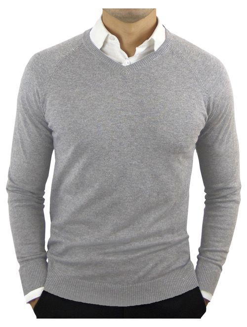 CC Perfect Slim Fit V Neck Lightweight Breathable Pullover Sweater