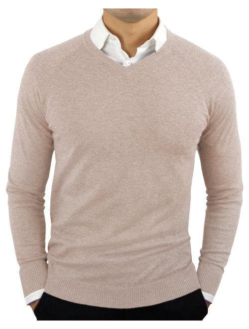 CC Perfect Slim Fit V Neck Lightweight Breathable Pullover Sweater