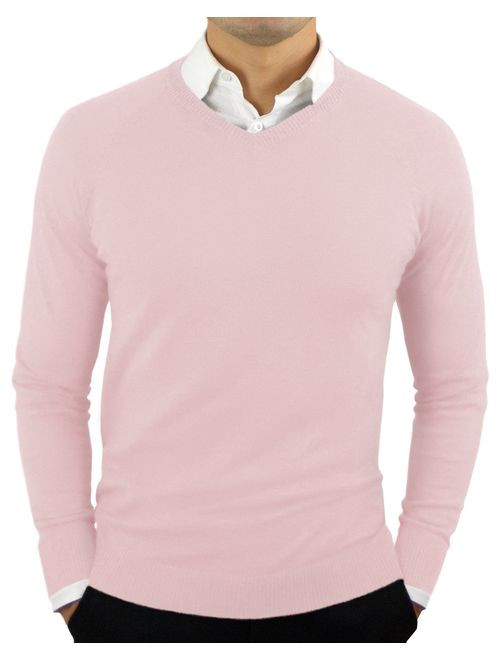 CC Perfect Slim Fit V Neck Lightweight Breathable Pullover Sweater