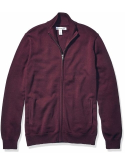 Men's Full-Zip Cotton Sweater