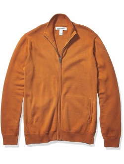 Men's Full-Zip Cotton Sweater