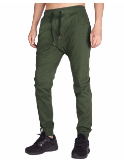 ITALY MORN Men's Chino Jogger Pants