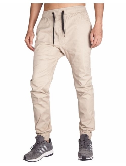 ITALY MORN Men's Chino Jogger Pants