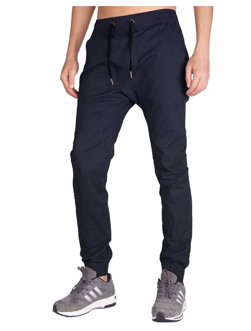 ITALY MORN Men's Chino Jogger Pants