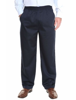 Pembrook Men's Full Elastic Waist Twill Casual Pant