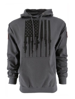 Grunt Style Rifle Flag Men's Hoodie