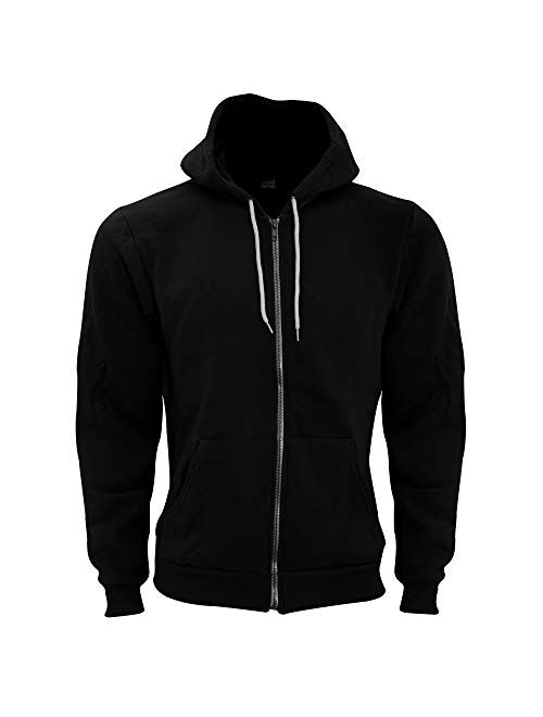 American Apparel Men's Flex Fleece Long-Sleeve Zip Hoodie