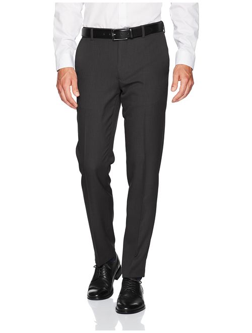 Van Heusen Men's Slim Fit Stretch Flat Front Traveler Pant