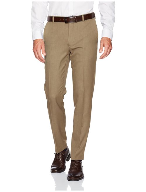 Van Heusen Men's Slim Fit Stretch Flat Front Traveler Pant