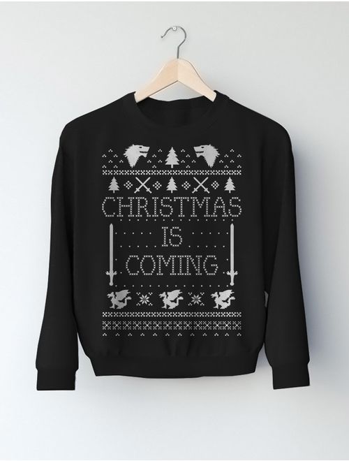 Tstars - Christmas is Coming Ugly Christmas Sweater Sweatshirt