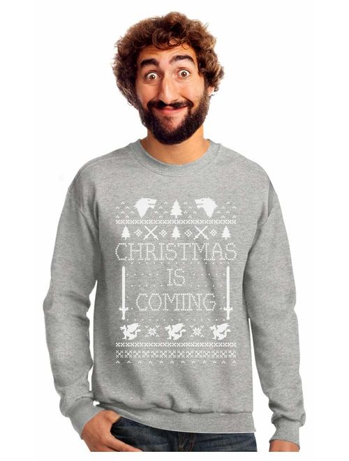 Tstars - Christmas is Coming Ugly Christmas Sweater Sweatshirt