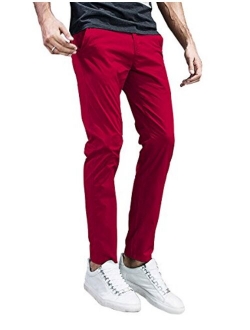 Match Men's Slim Tapered Stretchy Casual Pants #8105