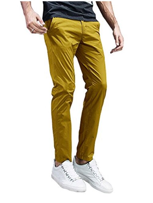 Match Men's Slim Tapered Stretchy Casual Pants #8105