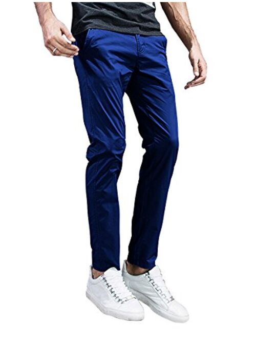 Match Men's Slim Tapered Stretchy Casual Pants #8105