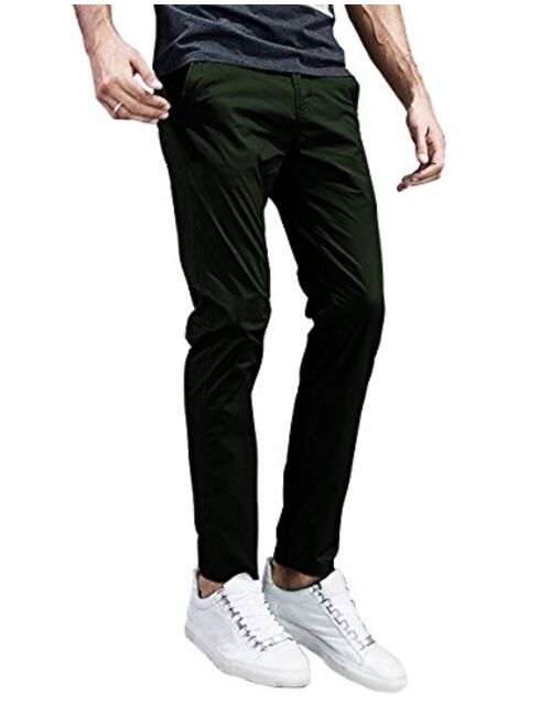 Match Men's Slim Tapered Stretchy Casual Pants #8105