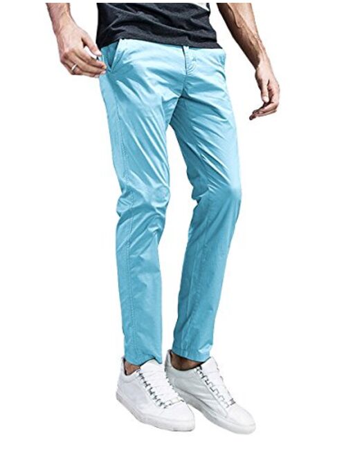 Match Men's Slim Tapered Stretchy Casual Pants #8105