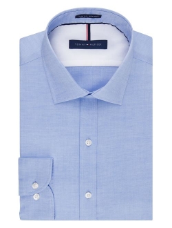 Men's Slim Fit Solid Non Iron Dress Shirt