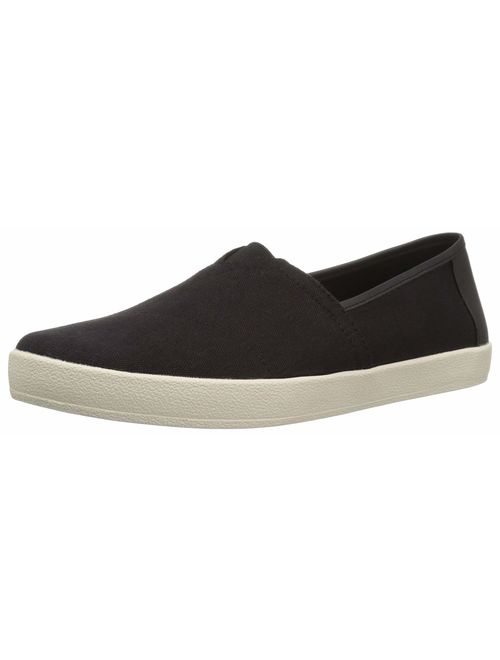 TOMS Leather Women's Avalon Slips-On Black 10006231