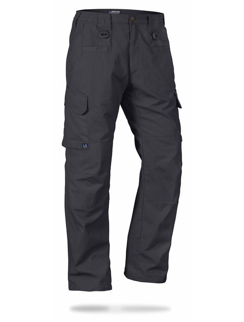 LA Police Gear Tan Solid Regular Fit Cargo Pants